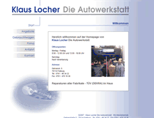 Tablet Screenshot of die-autowerkstatt.com